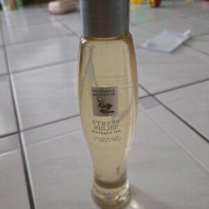 New Bath and Body Works Stress Relief Massage Oil Eucalyptus Spearmint 6 fl.oz.